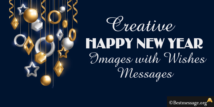 Creative Happy New Year Images with Wishes Messages 2021