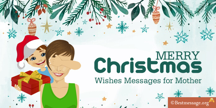 Christmas Messages for Mom, Mother Merry Christmas Wishes Image