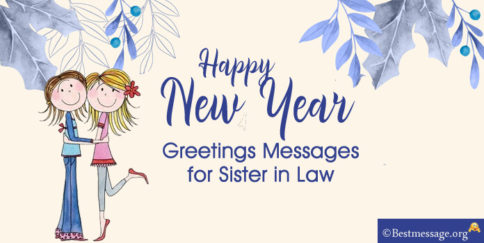 Sweet New Year messages for sister in law