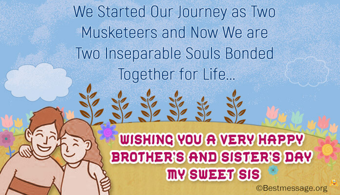 Best Brother and Sister's Day Wishes Images and Photos