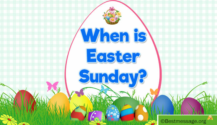 When is Easter Sunday 2023, 2024 and 2025