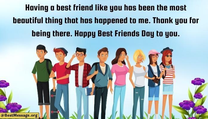 Happy best friend Day wishes 2022 messages