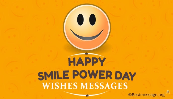 National Smile Power Day Messages and Wishes