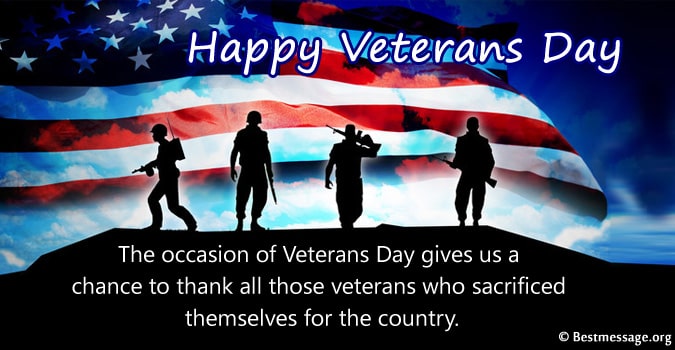 Happy Veterans Day Messages