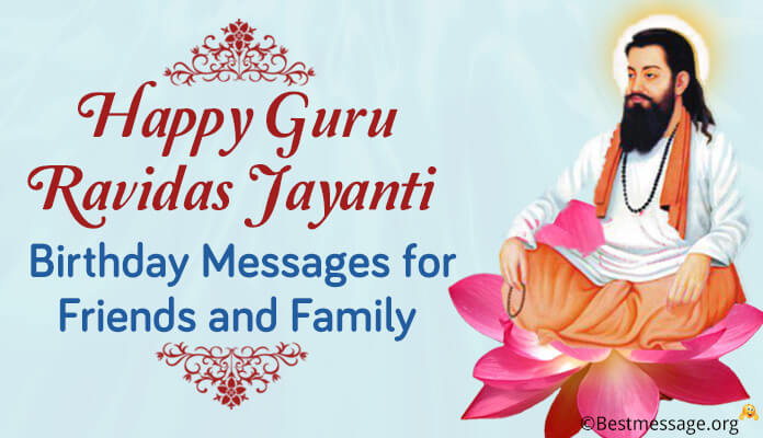 Happy Guru Ravidas Jayanti Messages, Birthday Wishes, greeting images