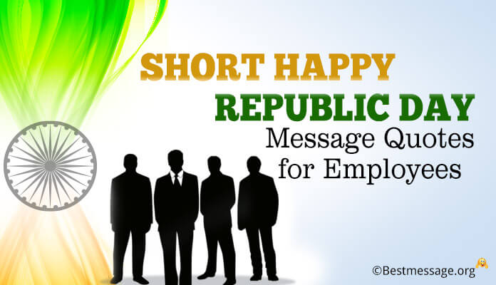 Happy Republic Day Message Quotes for Employees