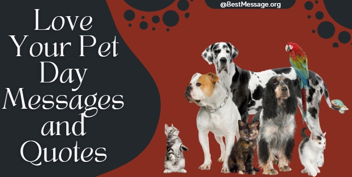 Love Your Pet Day Messages 2023: Funny Pet Day Quotes Love Your Pet Day Messages 2023: Funny Pet Day Quotes