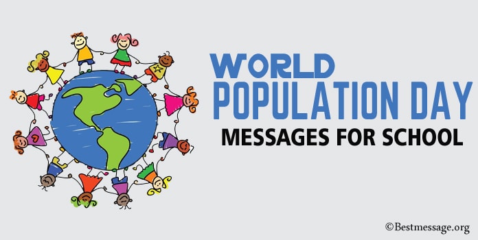 World Population Day Messages for School