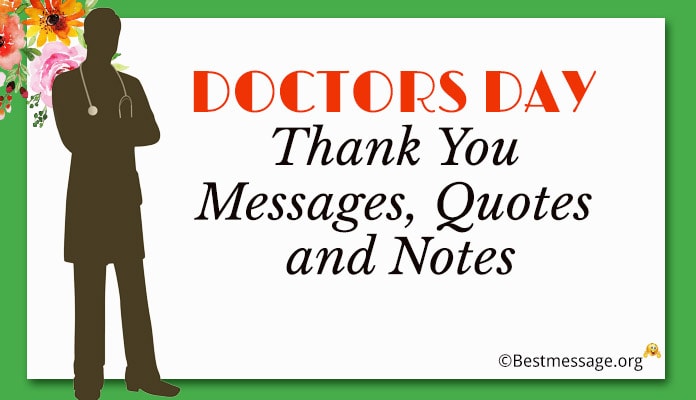 Doctors Day Thank You Messages 1st July Quotes and Notes