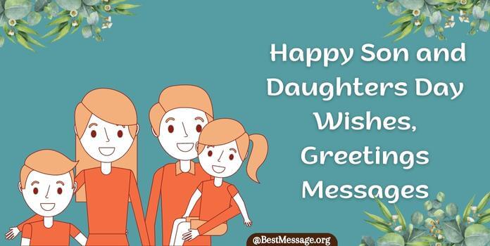 Son and Daughters Day Images Wishes Greetings Messages