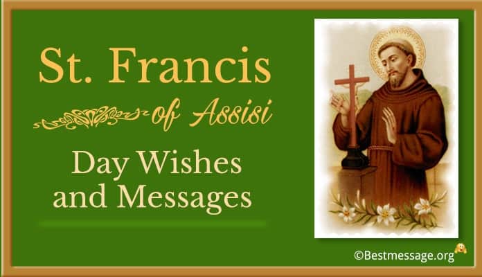 USA - St. Francis of Assisi Day Wishes Messages – 4 October