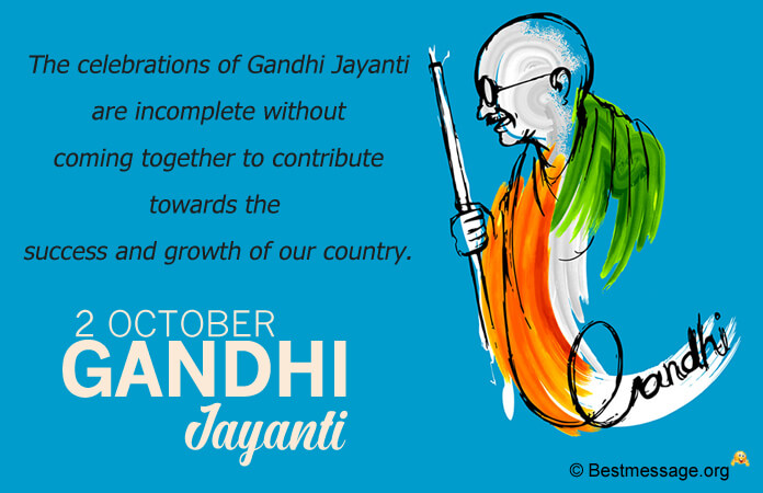 Gandhi jayanti slogan 2021 in english, Best Status