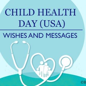 1 October Child Health Day in USA - Child Health Day Wishes and Messages - Health Slogans