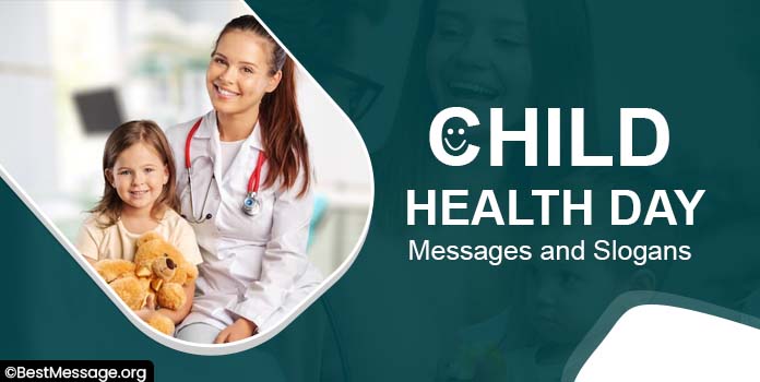 1 October Child Health Day in USA - Child Health Day Wishes and Messages - Health Slogans