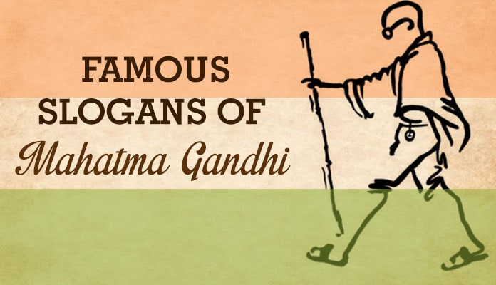 Famous Slogans of Mahatma Gandhi Hindi and English Gandhi Jayanti Slogans