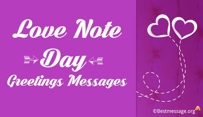Love Note Day 26 September , Love Greetings Messages