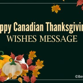 Happy Canadian Thanksgiving Wishes Messages - Canadian Thanksgiving Greetings