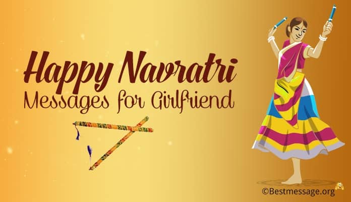 Happy Navratri Messages for Girlfriend - Navratri Wishes Images