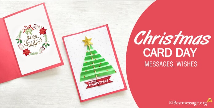 Christmas card day messages - christmas greetings card wishes images