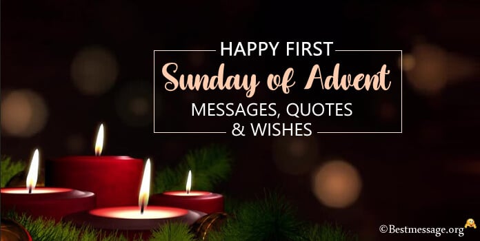 Happy First Sunday of Advent Messages - Advent Sunday Wishes Image