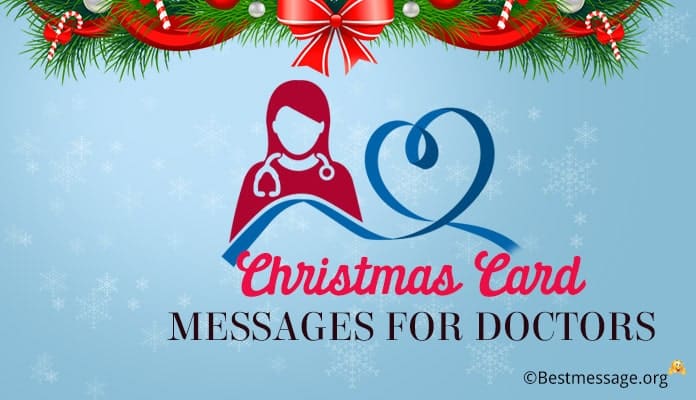 Christmas Card Messages For Doctors Greeting Wishes
