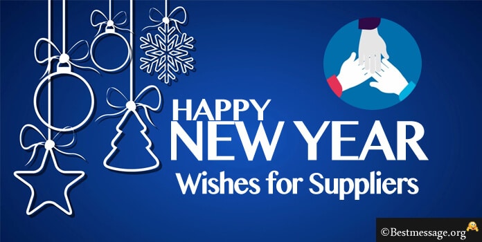 Happy New Year Wishes for Suppliers - Business Messages