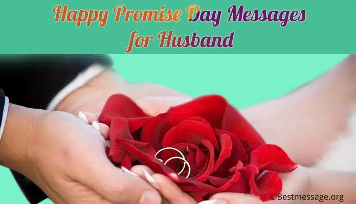 Happy Promise Day Wishes Messages for husband