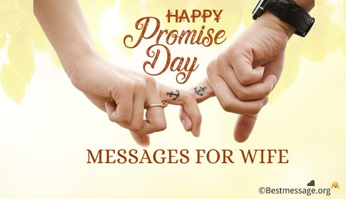 Promise Day messages for Wife - Promise Day Wishes Image