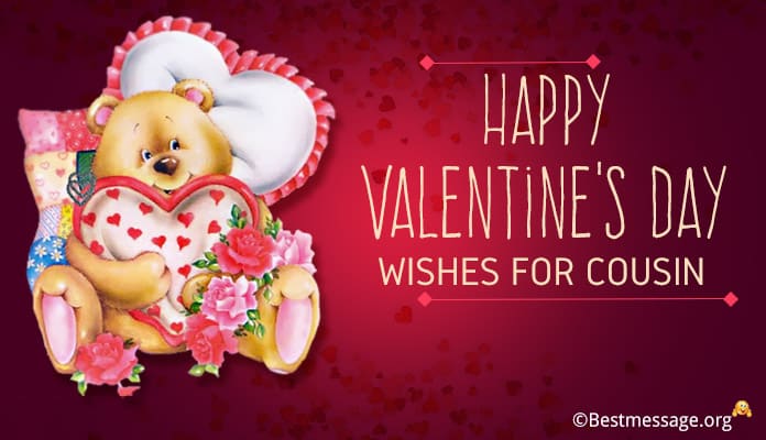 Happy Valentine’s Day Wishes for Cousin - Valentine Day Greetings Message Image