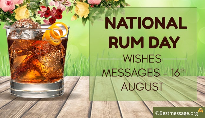 Rum Day Wishes Messages, Quotes, Greetings Image