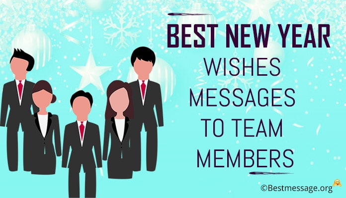 New year Wishes Messages to Team Members