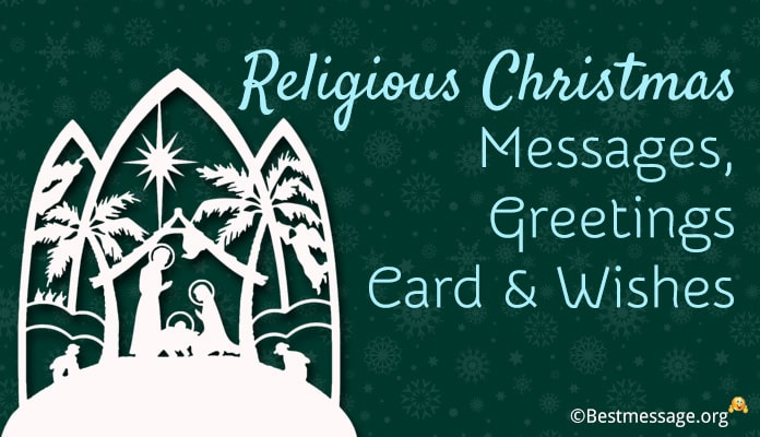 Religious Christmas Messages, Greetings Card