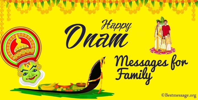 Onam Wishes Quotes, Onam Messages for Family