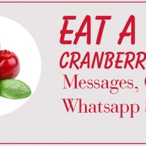 Eat a Cranberry Day Messages, Eat a Cranberry Quotes, Whatsapp Status