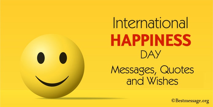 World Happiness Day quotes, Messages Image, happiness captions