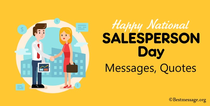 Salesperson Day Messages, Sales Quotes and Sayings