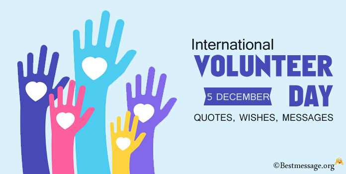 Volunteer Day Messages, Quotes and Wishes