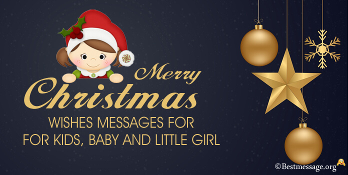 Christmas Wishes Messages for Baby Little girl