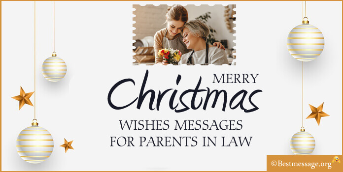Merry Christmas Wishes Messages for Parents in law