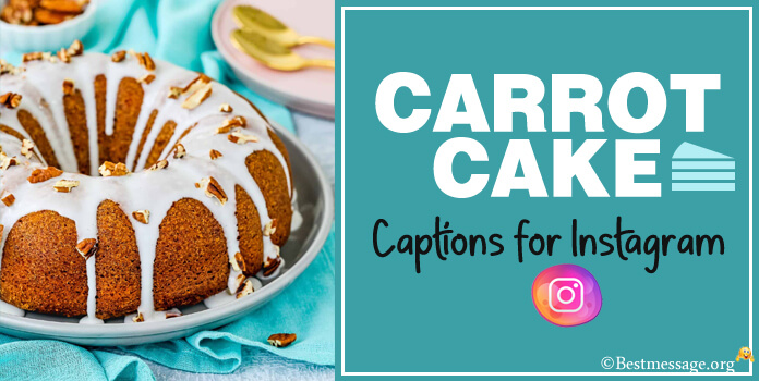 Carrot Cake Captions for Instagram
