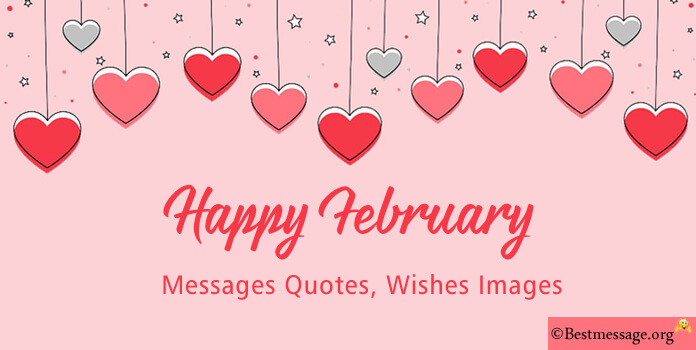Happy New Month of February Wishes Images Messages
