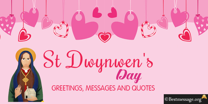 St Dwynwen's Day Messages, Wishes Quotes Images