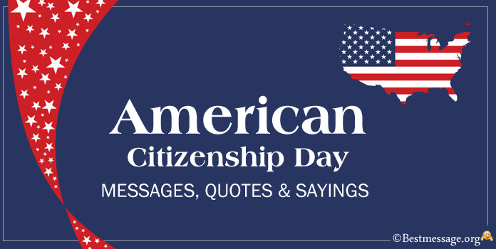 American Citizenship Day Messages, citizenship congratulation wishes