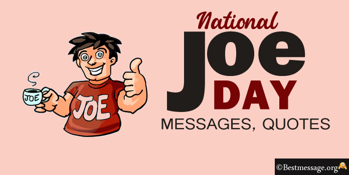 Happy National Joe Day wishes greetings