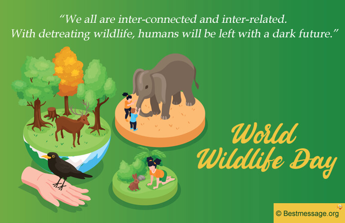 Wildlife Day Wishes Quotes Images