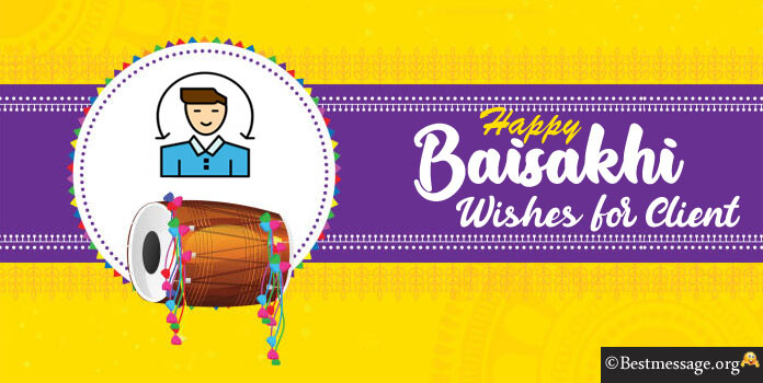 happy Baisakhi Wishes for Client