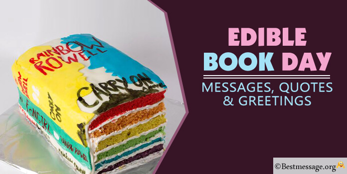 Edible Book Day Messages, Quotes