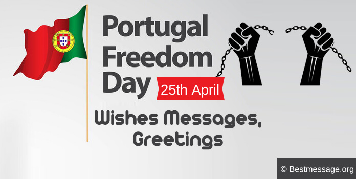 Portugal Freedom Day Wishes Messages Images