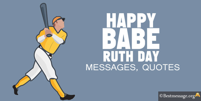 Babe Ruth Day Messages Inspirational Quotes