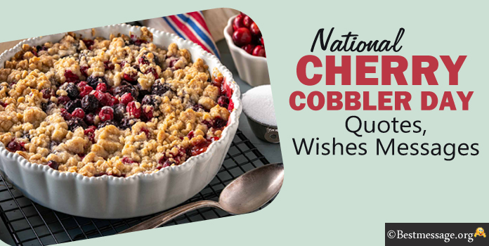 Cherry Cobbler Day Wishes Images Quotes